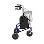 Medline 3-Wheeled Steel Rollator, Adult, Blue (MDS86840TRIB)~#|#~11A46635-9627-4E46-9AF920F2C2A16124_sc7