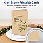 Avery Integrated Cards, 5.5" x 8.5", Matte Kraft Brown, 25/Pack (95352)~#|#~11A7ACE6-AF6D-4DDF-B8F5F957DDED9709_sc7