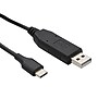 Cobra USB-C to USB-A Cable for Cobra® Performa Business & TrailBlazer GMRS Handheld Radios, Black (0010081-1)~#|#~11AA7F5B-8CB9-4044-849EB282085FC081_sc7