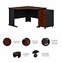 Bush Business Furniture Cubix 48"W Corner Desk with Mobile File Cabinet, Hansen Cherry/Galaxy (SRA035HCSU)~#|#~11AAD4F8-C49F-4E6D-9982AAFF2F0CA06E_sc7
