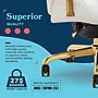 La-Z-Boy Symphony Ergonomic Bonded Leather Swivel Executive Chair, White and Gold (CCHR10013A)~#|#~11AFE6EA-998F-472D-A350377DF06A3F48_sc7