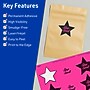 Avery Star Laser/Inkjet Multipurpose Labels, 2-1/4" x 2-3/8", Neon Magenta (120/Pack)~#|#~11B896C4-EC85-43A6-816C8B340B44B191_sc7