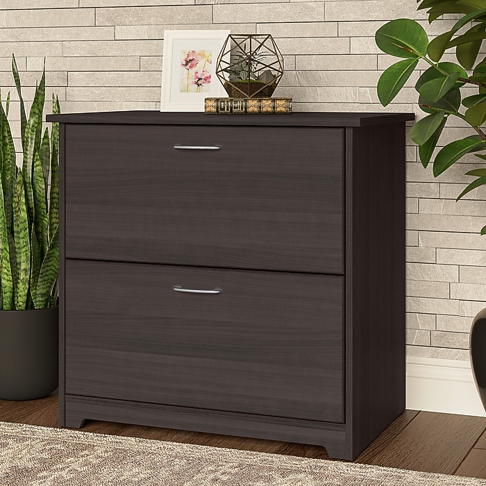 Bush Furniture Cabot Lateral File Cabinet, Heather Gray (WC31780