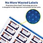 Avery Rectangle Laser/Inkjet Multipurpose Labels, 1" x 2", White, 2400 Labels/Box (94220)~#|#~11C27186-1DFB-4D64-A8437F28FB4F1925_sc7