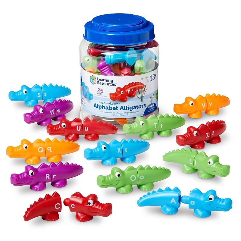 Learning Resources Snap n Learn Alphabet Alligators (LER6704) image 1