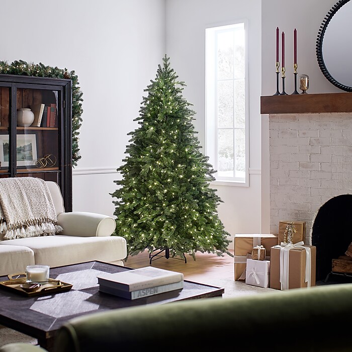 pino 様出品 National Tree Company 6.5' Pre-Lit Princeton Fraser Fir Artificial