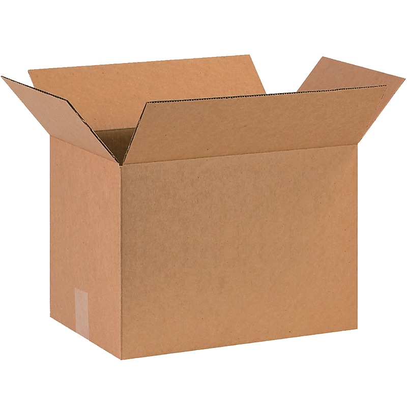 15" x 10" x 12" Shipping Boxes, 32 ECT, Brown, 25/Bundle (151012) image 1
