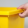 Storex Polypropylene/PP 4 Gallon Classroom Storage Bin, 7.9" x 11.3" x 13.6", Yellow, 3/Bundle (STX61453U06C-3)~#|#~11CB6C84-31F4-4FF9-8CAF5732772074D6_sc7