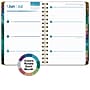 2026-2027 Excello Brands 8" x 5.5" Academic Weekly & Monthly Planner, Paperboard Cover, Teal Gold Marble (FSHN-AY26-58-54)~#|#~11CB6D23-BB42-403F-B29C779D5C7AFA2B_sc7