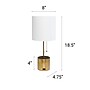 Creekwood Home 18.5" LED Table Lamp with USB Port, Gold (CWT-1007-GL)~#|#~11CECD3F-41BF-45F0-85F2A13A20983767_sc7