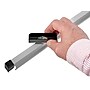 AdirOffice Hanging Clamp Document Holder, 18", Horizontal, Silver Aluminum, 12/Pack (ADI6016--2)~#|#~11D23686-28B1-42F0-99DF7EEEE158A29A_sc7