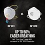 3M Cool Flow Disposable N95 Respirator, White, 10/Pack (8511P10-DC-PS)~#|#~11D27FC4-DE9C-4ABE-B5F212FB0492DEDF_sc7