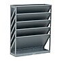 Mind Reader 5-Compartment Mountable Plastic Vertical File Storage, Gray  (WALLANCH-GRY)~#|#~11D342F3-62BE-4FF6-8F6765722FA924DE_sc7