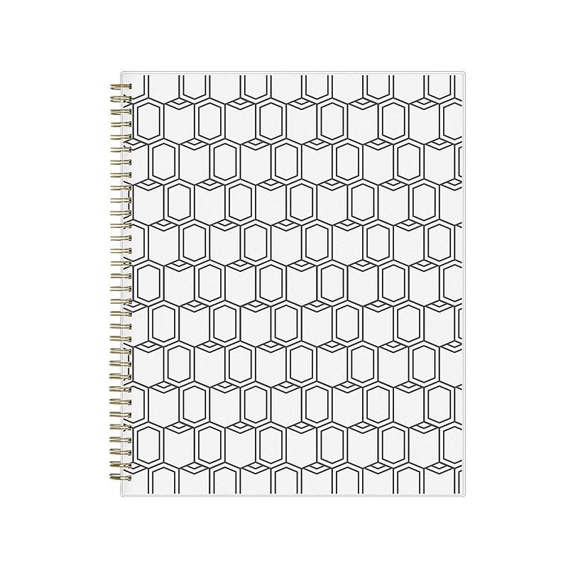 2024 Blue Sky Sheridan 8.5" x 11" Weekly & Monthly Appointment Book, White/Black (137277-24) image 1