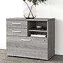 Bush Business Furniture Studio A 26" Office Storage Cabinet with 2 Shelves and Drawers, Platinum Gray (SDF130PGSU-Z)~#|#~11D6FF9E-7E70-4900-B3BFBB0412250899_sc7