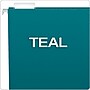 Pendaflex Recycled Hanging File Folders, 1/5 Tab, Letter Size, Teal, 25/Box (81614)~#|#~11E7E268-E0C5-4FFF-BC3D661986239B8D_sc7