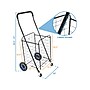 Mount-It! Small Rolling Utility Shopping Cart, 66 Lbs., Black (MI-907S)~#|#~11EA12B5-E179-45D9-B278771D8E4C4BE8_sc7