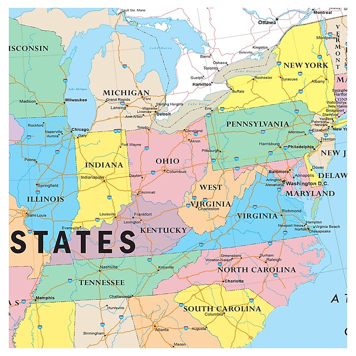 SwiftMaps USA & World Wall Map Set 24