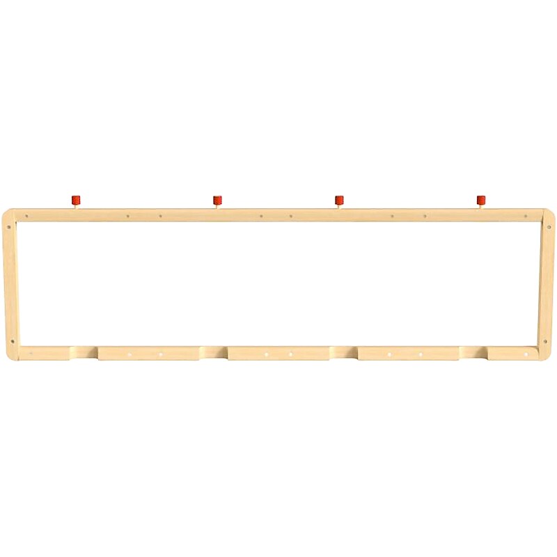 Flash Furniture Bright Beginnings 3-Panel STEAM Wall System, Brown (MK-ME088001-GG) image 1