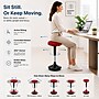 Uncaged Ergonomics Wobble Stool Armless Fabric Active Stool, Red (WSR)~#|#~11F438B4-F0F6-49D6-B0E448F394EE2458_sc7