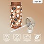 bentgo Whimsy & Wonder Plastic Water Bottle, 15 oz., Spots & Dots (BGKDWB1-DOT)~#|#~11F5969A-D0D2-43F2-8F630307E23087C7_sc7
