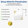 Avery Laser/Inkjet Square Multipurpose Labels, 3" x 3", White, 60/Pack (S00-EWQ)~#|#~11F79698-DFB5-4F3D-9D6136CAA8FF2C2E_sc7