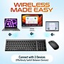 Delton N36 Wireless Keyboard Mouse and USB-A/USB-C Noise-Cancelling Computer Headset Bundle, Black (DKMN36KT1)~#|#~11FEFBF7-A71D-4EDE-B9EB4FABDD5F7F25_sc7