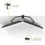 Kanto Height Adjustable Desktop Arm Dual Monitor Stand for 17" - 27" Monitors, Black (DML2000)~#|#~120211C7-CDE1-4441-957686935748C641_sc7