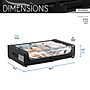 Techni Home 39 Quart Storage Container, Fabric, Black, 2/Pack (RTA-SUB305)~#|#~120371E6-DA4E-46B1-8516209D8F540046_sc7