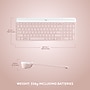 Logitech MK470 Slim Wireless Keyboard and Mouse Combo, Rose (920-011311)~#|#~12051C5F-1574-4FBE-8CB544C448CAD04B_sc7