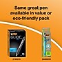 BIC Glide Bold Retractable Ballpoint Pens, Bold Point, 1.6mm, Black Ink, 4/Pack (VLGBP41-BLK)~#|#~120579D2-06A3-4940-A7719B5CF3DE3FEC_sc7