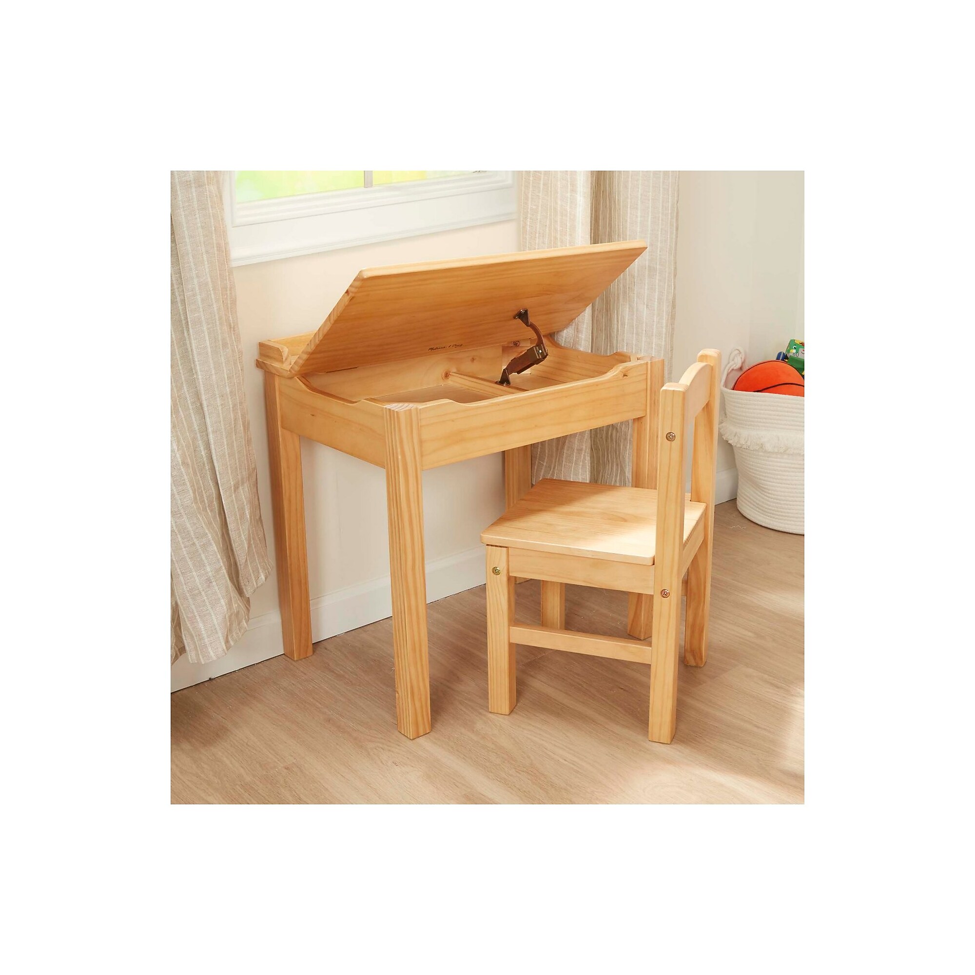 Melissa & Doug Wooden Table & Chairs, White (N/A2) Sansujyuku sansujyuku.com