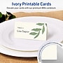 Avery Integrated Cards, 2-1/6" x 4", Matte Ivory, 40/Pack (95330)~#|#~12088ABF-E50B-4BE8-BACACF9B724FBBAC_sc7