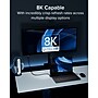 Plugable Thunderbolt 5 2.6ft USB C to USB C Audio/Video Cable, Male to Male, Black (TBT5 240W80R) ~#|#~120D415C-FB2C-4C4B-94E5323191B58D17_sc7