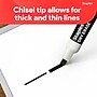 Staples Remarx Dry Erase Marker, Chisel Tip, Black, 36/Pack (ST62937)~#|#~1210F7ED-0756-46EB-A90200D1B1ADA61E_sc7