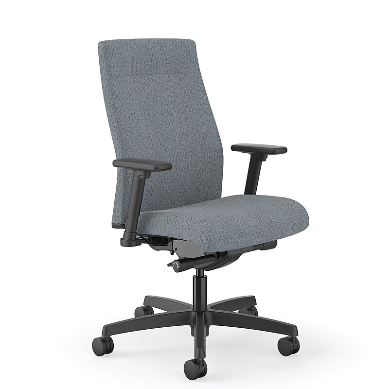 HON Ignition 2.0 Fabric Task Chair, Gray Pattern (HONI2U2AHAX25TK) image 1