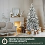 Fraser Hill Farm 7.5' Flocked Mountain Pine Artificial Christmas Tree (FFMP075-0SN)~#|#~12195080-1C47-45AC-85DDB5E26C16A8C2_sc7