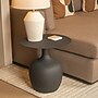 Storied Home 18"Dia. Metal Round Side Table, Black (DF4285)~#|#~121BB2D9-B99C-4341-83141CD7B8BCDAB5_sc7