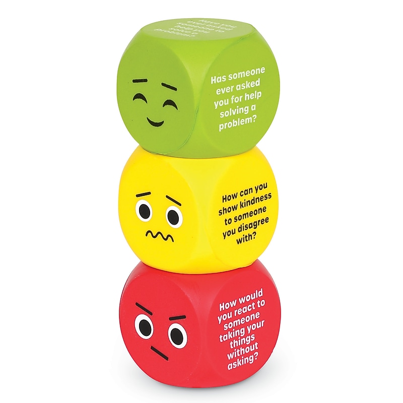 Learning Resources Conflict Resolution Cubes, Assorted Colors (LER7378) image 1