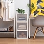 Iris Stackable Storage Drawer, White, 3/Pack (591055)~#|#~1220BC5E-EF5B-4769-A5D292D9D8564DDF_sc7