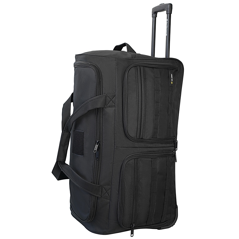 U.S. Army ROMEO 28" Polyester Telescoping Travel Duffel with Wheels, Black (USLROM28BLK) image 1