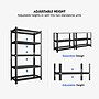 FlexiSpot 5-Shelf Metal Storage Rack, 71.2" x 35.4" x 15.7", Black (CJ021-DJ)~#|#~12235F8F-258E-4C23-A99E7A0EF922BEC1_sc7