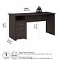 Bush Furniture Cabot 60"W Computer Desk with Drawers, Heather Gray (WC31760)~#|#~1223755E-9A11-487E-BC65B0D987873712_sc7