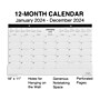 2024 Staples 18" x 11" Desk Pad Calendar, Black (ST17392-24)~#|#~1227C892-3E96-4521-8105ABCDD9A175CE_sc7