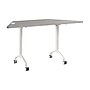 Bush Business Furniture Synergy 60"W Trapezoid Shaped Conference Table, Platinum Gray (SGD160PG)~#|#~1227D349-534D-4675-A57DB577E5D67C0C_sc7