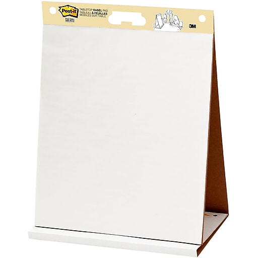 Post-it Super Sticky Easel Pad, 25 inch x 30 inch, 30 Shts/Pad, White, 6 Pads