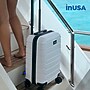 InUSA Trend 20" Hardside Carry-On Suitcase, 4-Wheeled Spinner, TSA Checkpoint Friendly, White (IUTRE00S-WHI)~#|#~122FB6C0-43D2-4D6A-81818E3BD18D6259_sc7