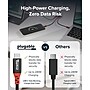 Plugable 0.5 ft. USB-C to USB-C Charging Cable, Male to Male, Black, 5/Pack (USBC-CCS5X)~#|#~122FCA7E-5D0D-473A-9F810E49987322D9_sc7