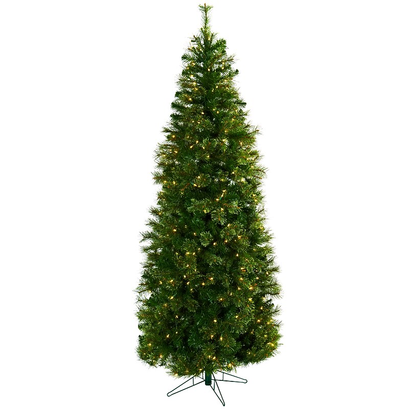Nearly Natural 5378 Cashmere Slim Christmas Tree with Stand image 1