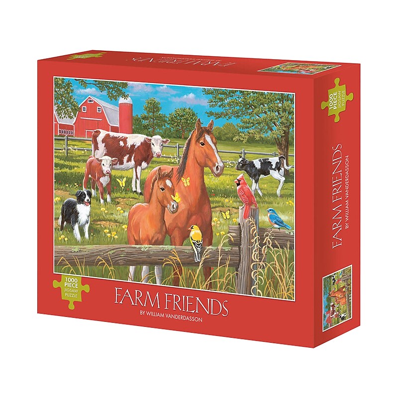 Willow Creek Farm Friends 1000-Piece Jigsaw Puzzle (49465) image 1